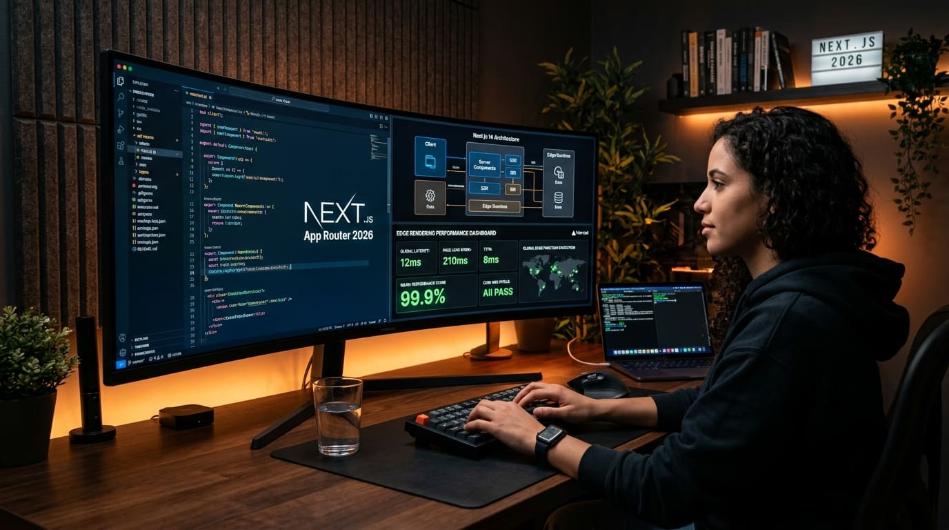 Why We Still Build on Next.js in 2026 — cover artwork
