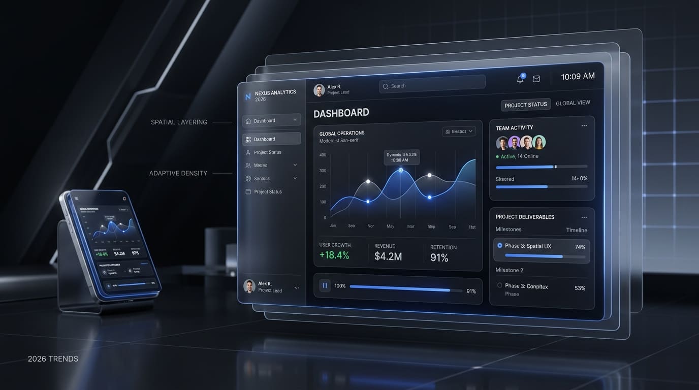 UI/UX Design Trends Worth Adopting in 2026 (and Ones to Skip) — cover artwork