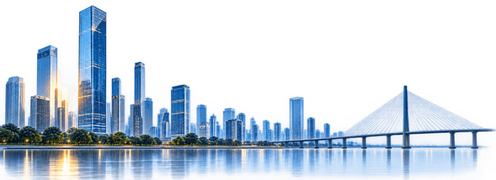 Modern city skyline