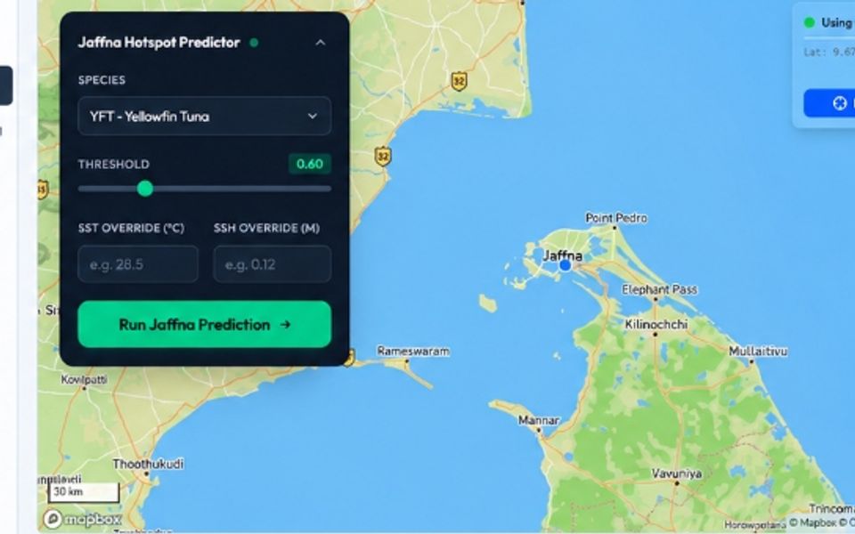 Smart Fish Route Predictor MacBook showcase